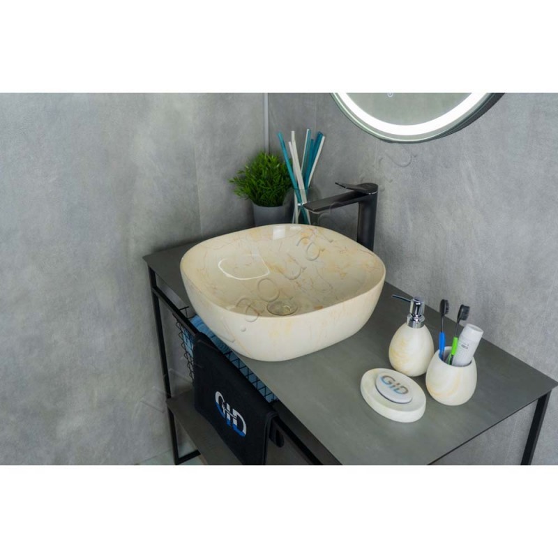 Раковина Gid 42,5 см 54446 в интерьере