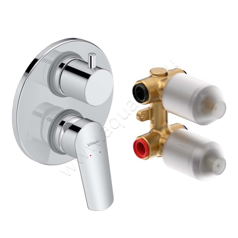 Смеситель для ванны и душа Duravit No.1 N15210008010 в интерьере