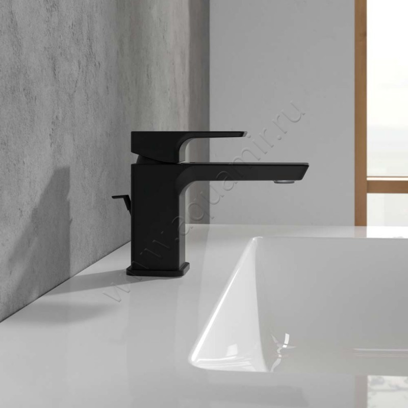 Смеситель для раковины Villeroy & Boch Subway 3.0 TVW112001000K5 в интерьере