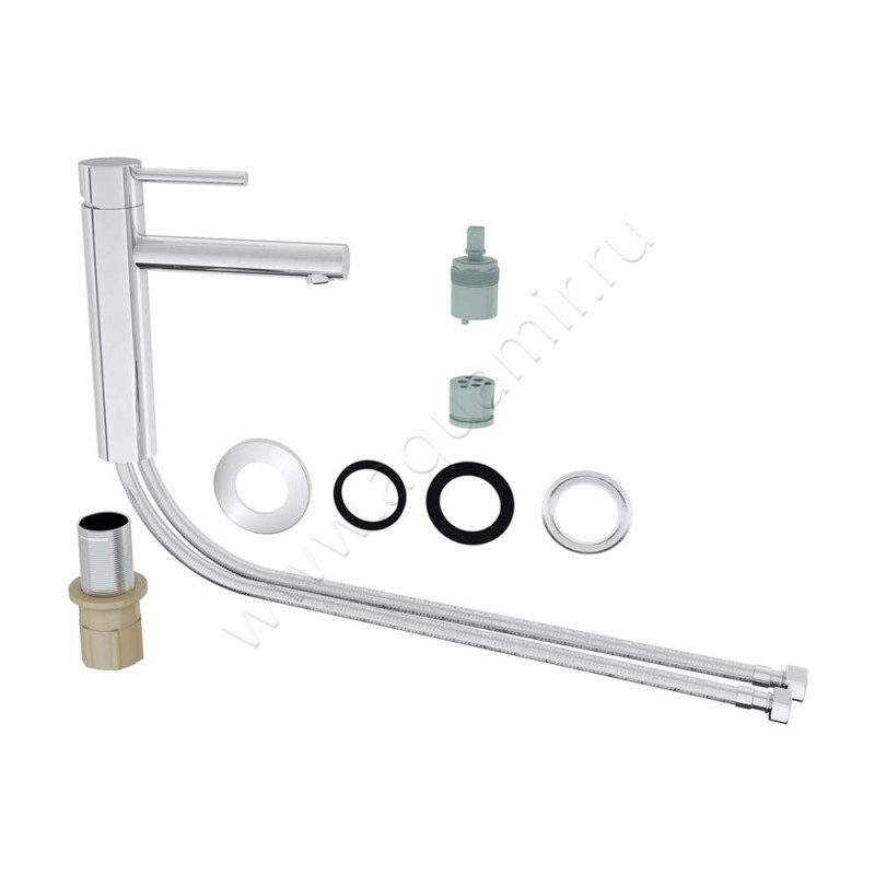 Смеситель для раковины Vitra Origin A42556 в интерьере