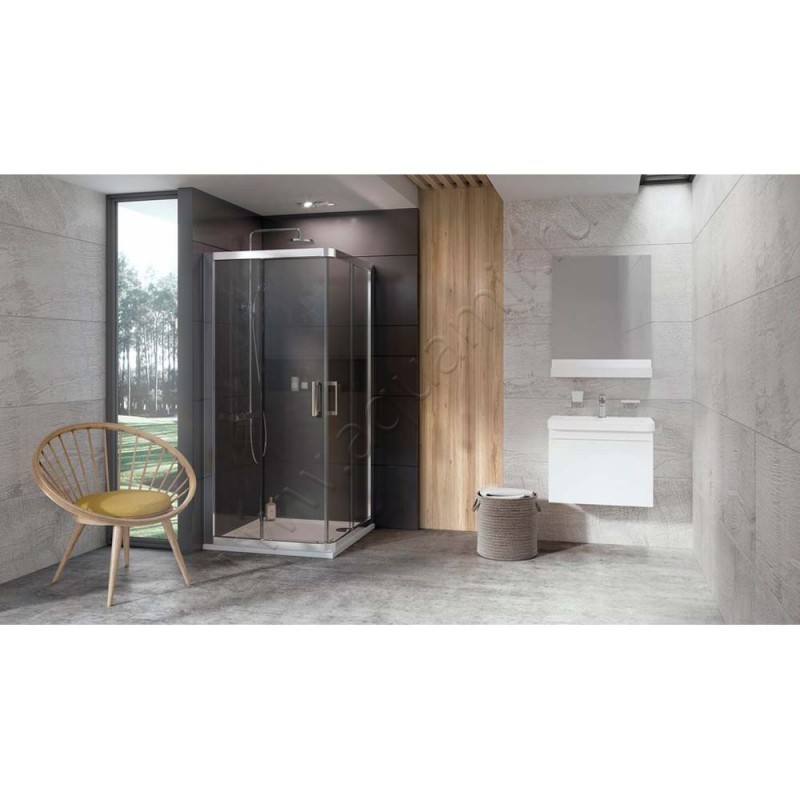 Душевой поддон из литого мрамора Ravak Galaxy Pro 10 XA05AA01010 в интерьере