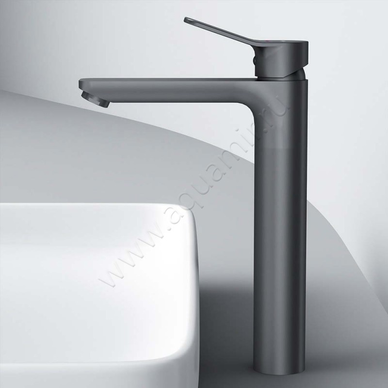 Смеситель для раковины AM.PM X-Joy черный матовый F85A92022 в интерьере