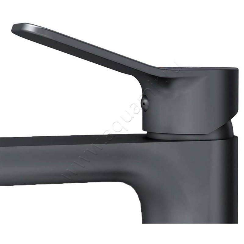 Смеситель для раковины AM.PM X-Joy черный матовый F85A92022 в интерьере