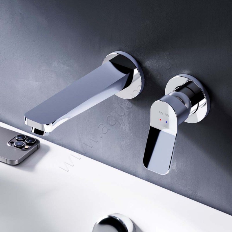 Смеситель для раковины AM.PM X-Joy хром F85A72600 в интерьере