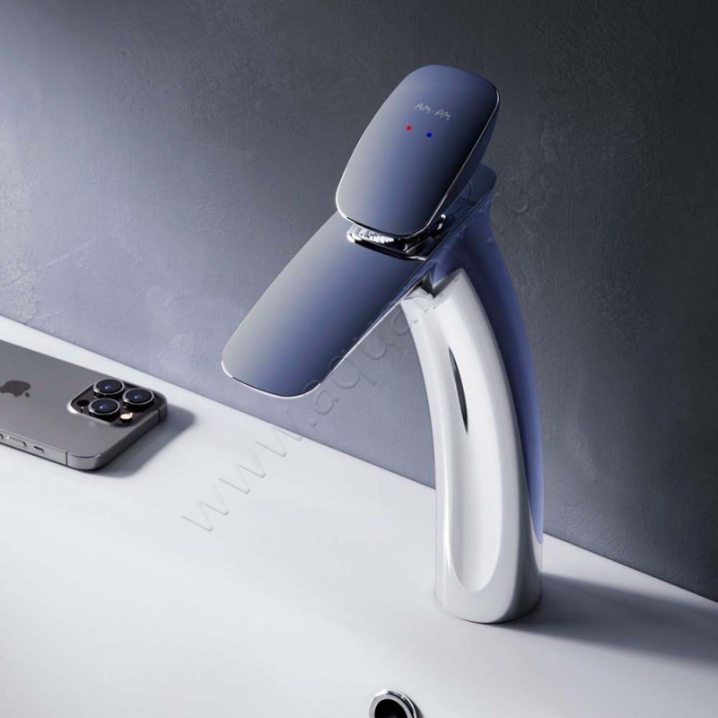 Смеситель для раковины AM.PM Spirit V2.0 хром F70A92000 в интерьере