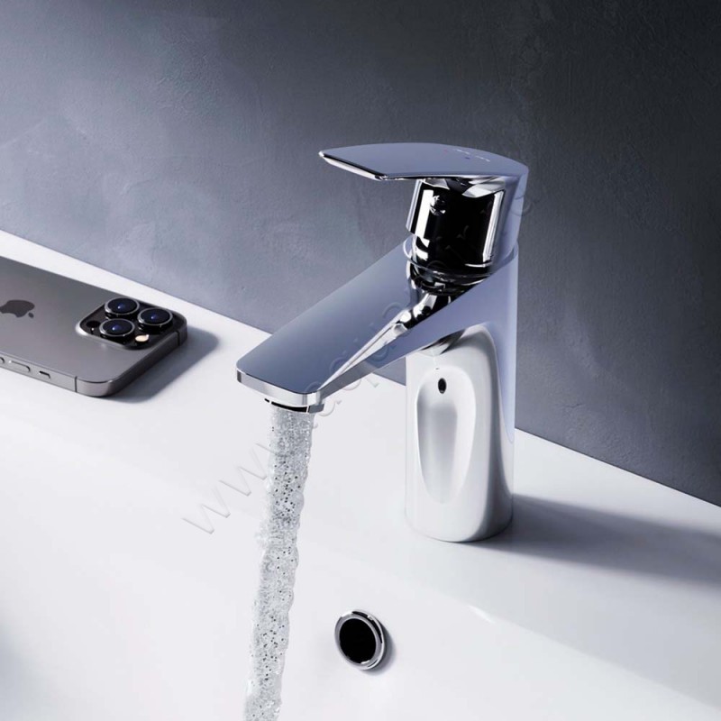 Смеситель для раковины AM.PM Gem хром F90A82100 в интерьере