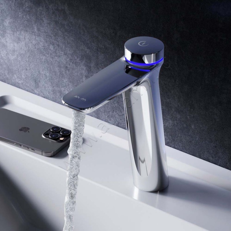 Смеситель для раковины AM.PM Inspire V2.0 хром F50A92400 в интерьере