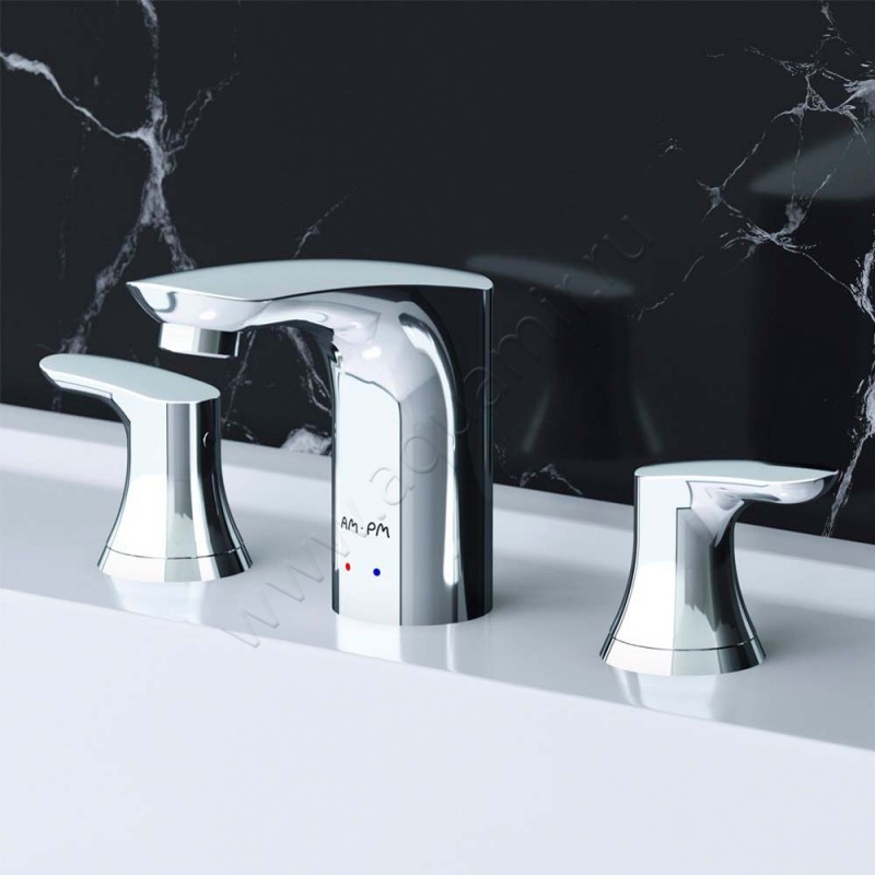 Смеситель для раковины AM.PM Like F8008000 в интерьере