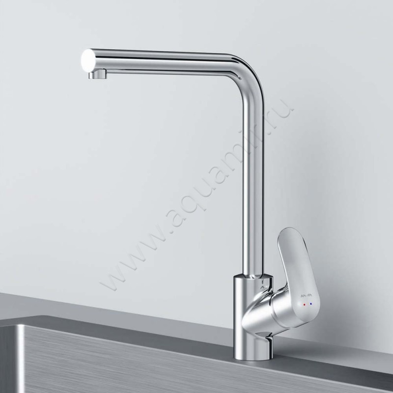 Смеситель для кухни AM.PM Like хром F8005000 в интерьере