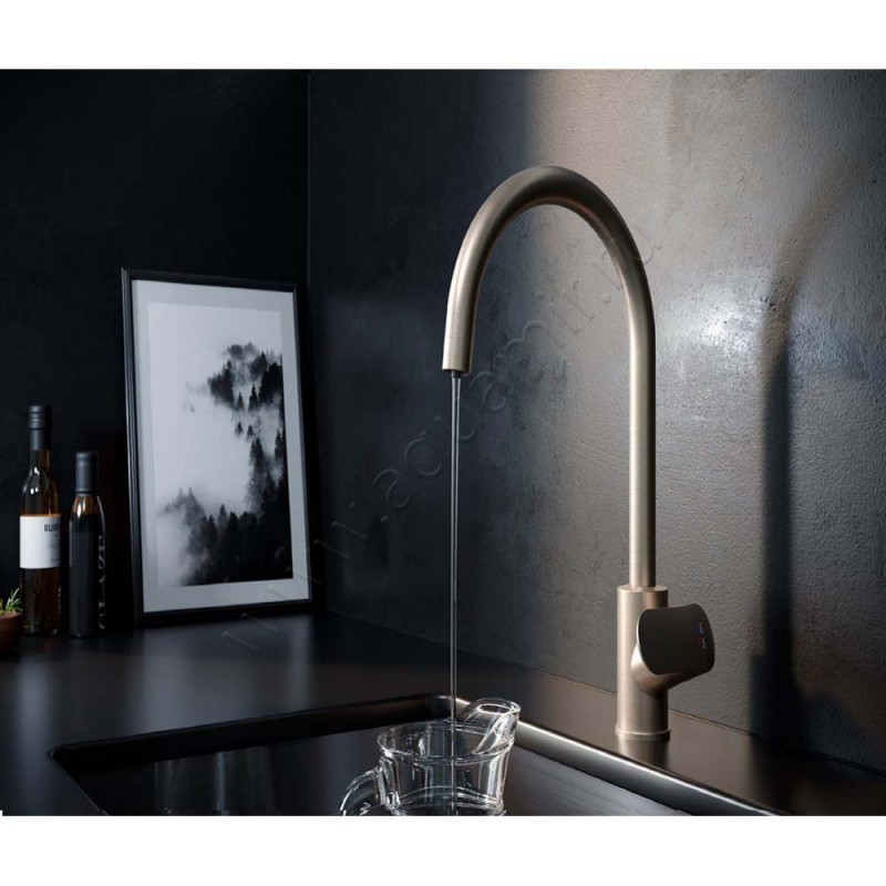 Смеситель для кухни AM.PM Like хром матовый F8007711 в интерьере