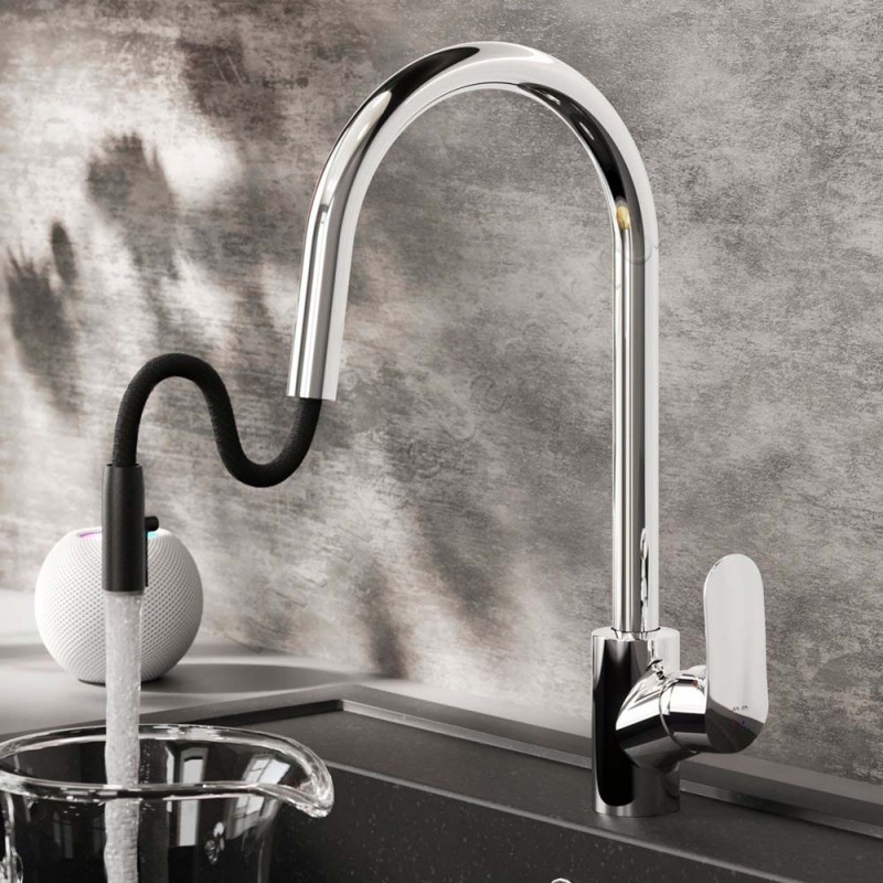 Смеситель для кухни AM.PM Like хром F8012000 в интерьере