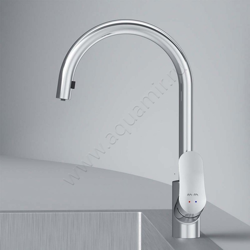 Смеситель для кухни AM.PM Like хром F8012000 в интерьере