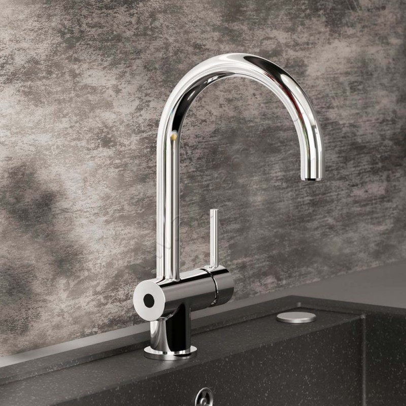 Смеситель для кухни AM.PM Like хром F8007900 в интерьере