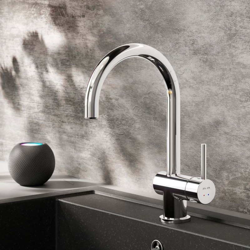 Смеситель для кухни AM.PM Like хром F8007900 в интерьере