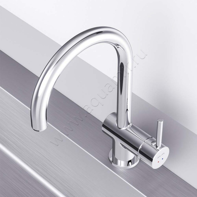 Смеситель для кухни AM.PM Like хром F8007900 в интерьере