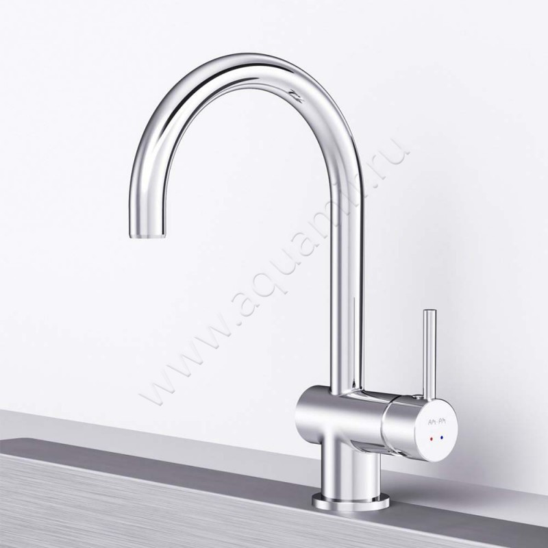 Смеситель для кухни AM.PM Like хром F8007900 в интерьере