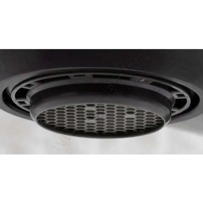 Напольный смеситель для ванны Wasserkraft Elbe с душем, черный матовый 7421 в интерьере