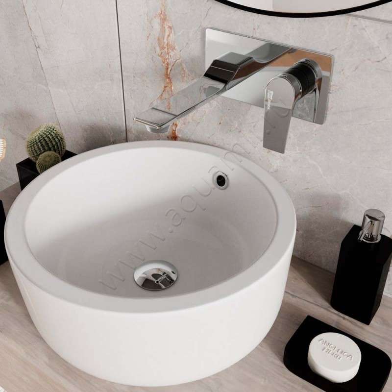 Смеситель для раковины Wasserkraft Lopau хром 3230 в интерьере