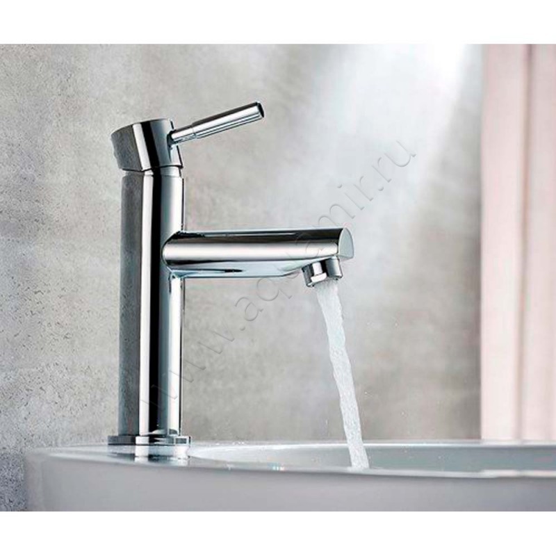 Смеситель для раковины Wasserkraft Main хром 4104 в интерьере