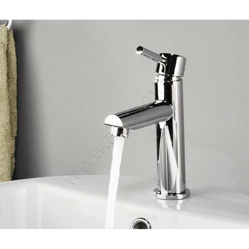 Смеситель для раковины Wasserkraft Main хром 4104 в интерьере