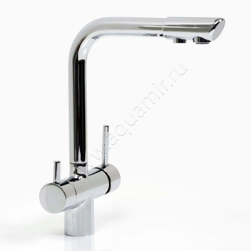 Смеситель для кухни Wasserkraft хром A8317 в интерьере