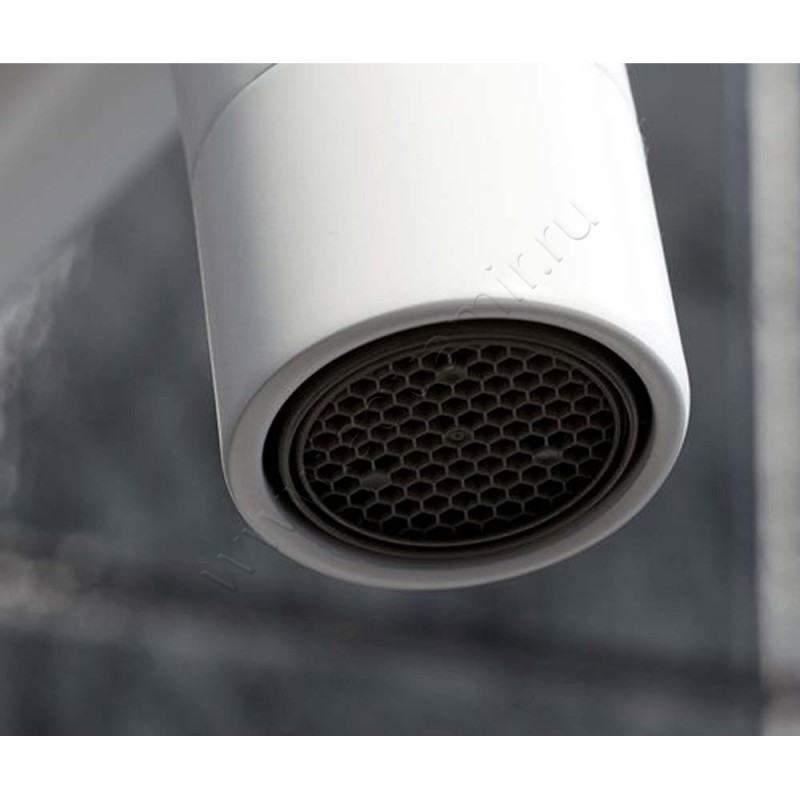 Смеситель для кухни Wasserkraft Mindel белый матовый 8507 в интерьере