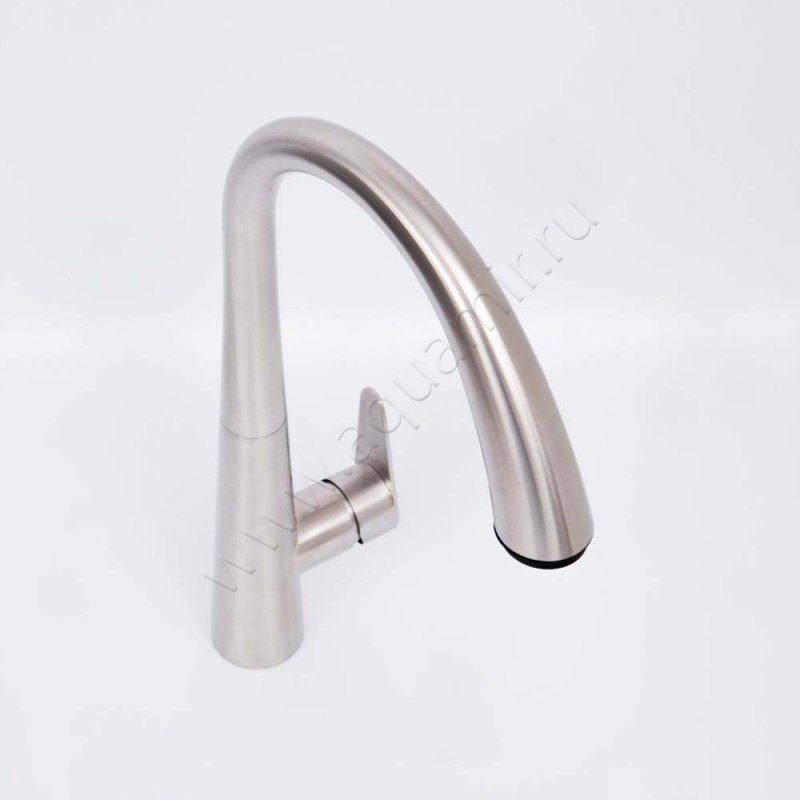 Смеситель для кухни Wasserkraft сталь матовый A8617 в интерьере