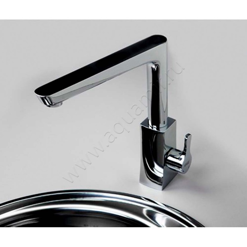Смеситель для кухни Wasserkraft Berkel хром 4807 в интерьере