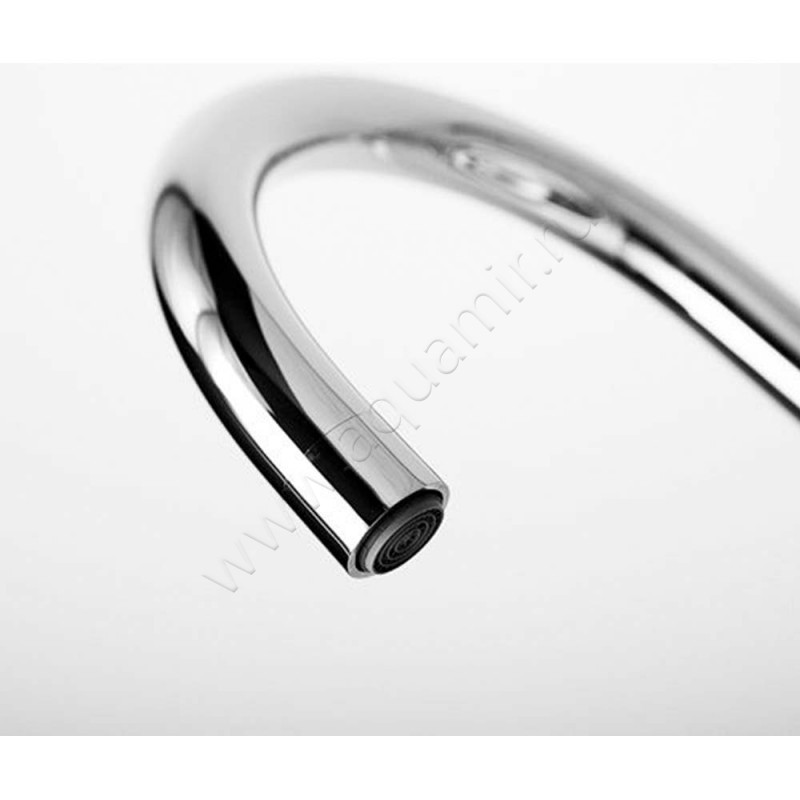 Смеситель для кухни Wasserkraft Leine хром 3507 в интерьере