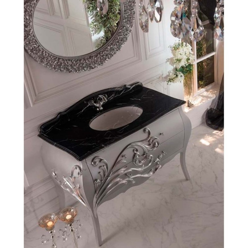 Смеситель для раковины Boheme Brillante 351 в интерьере