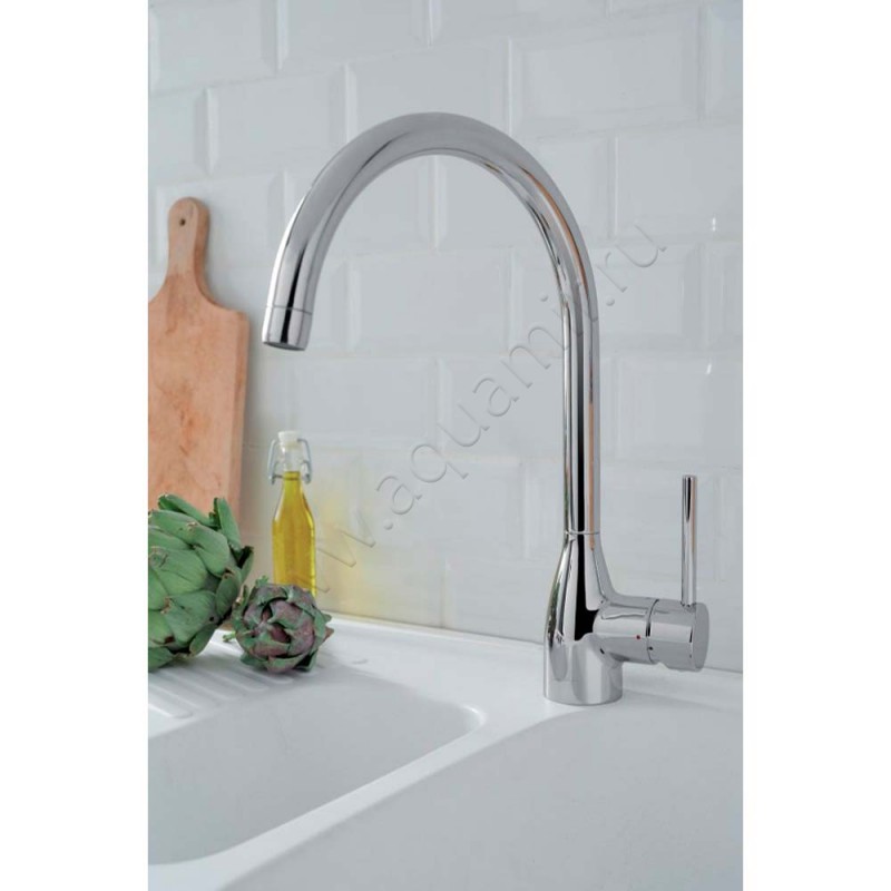 Смеситель для кухни Jacob Delafon Mariette хром E23303CP в интерьере