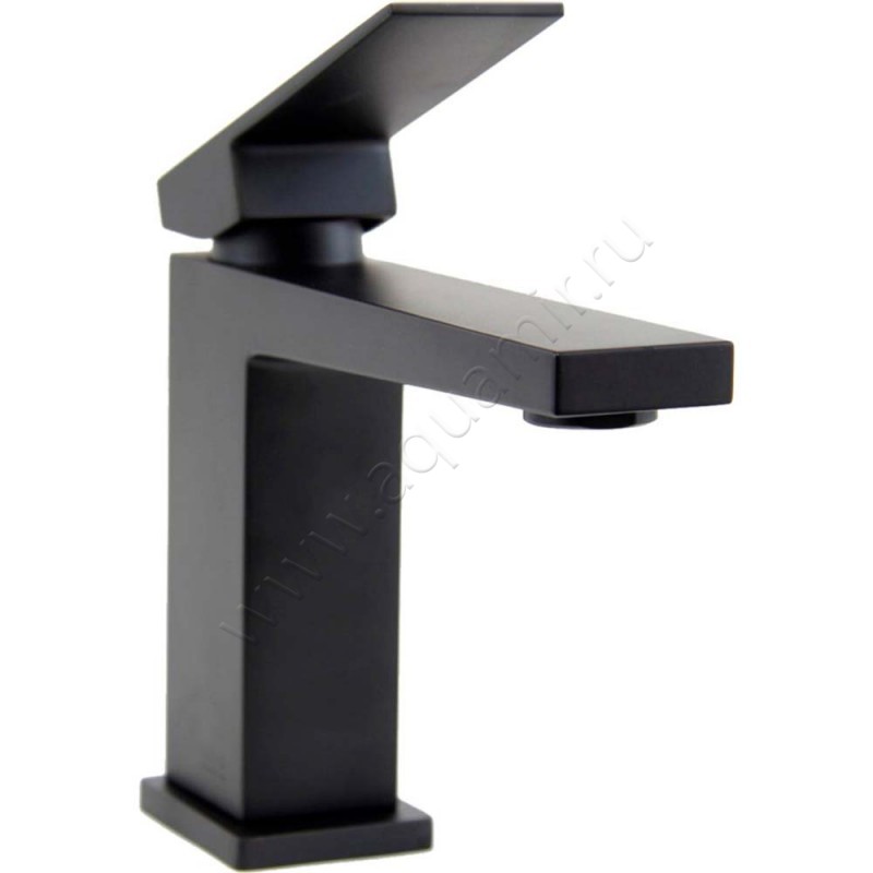 Смеситель для раковины Webert Pegaso черный матовый PE830102560 в интерьере