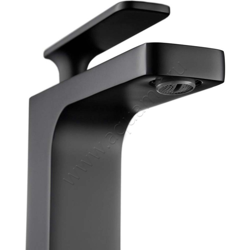 Смеситель для раковины Timo Torne черный матовый 431103F в интерьере