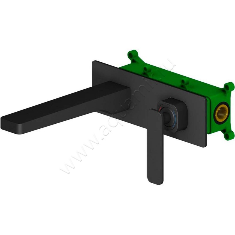 Смеситель для раковины Timo Torne черный матовый 437103SM в интерьере