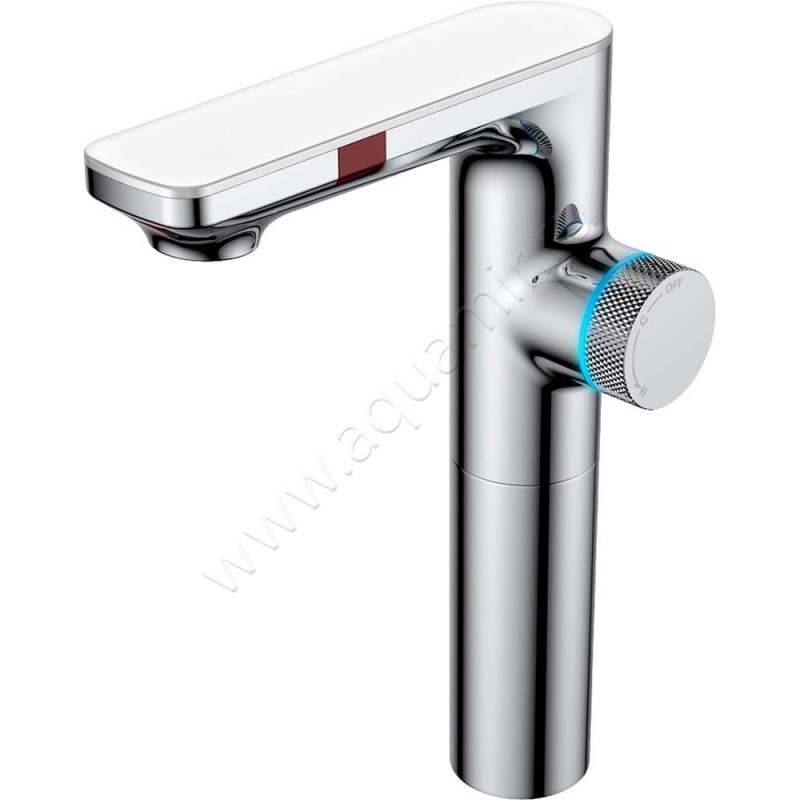 Смеситель для раковины Berges Wasserhaus Morans сенсорный/термостатический, хром 076003 в интерьере