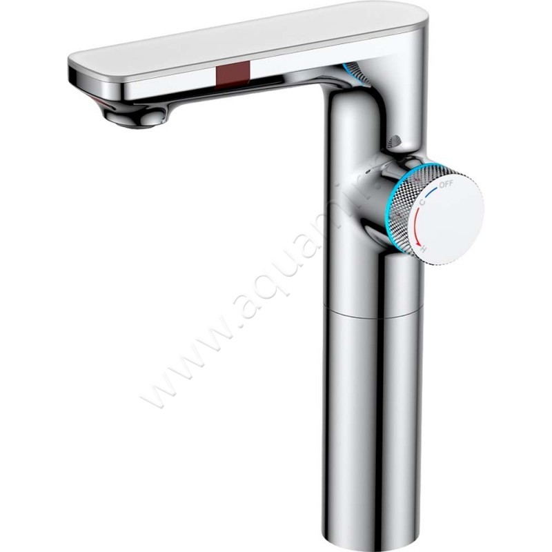 Смеситель для раковины Berges Wasserhaus Morans сенсорный/термостатический, хром 076003 в интерьере