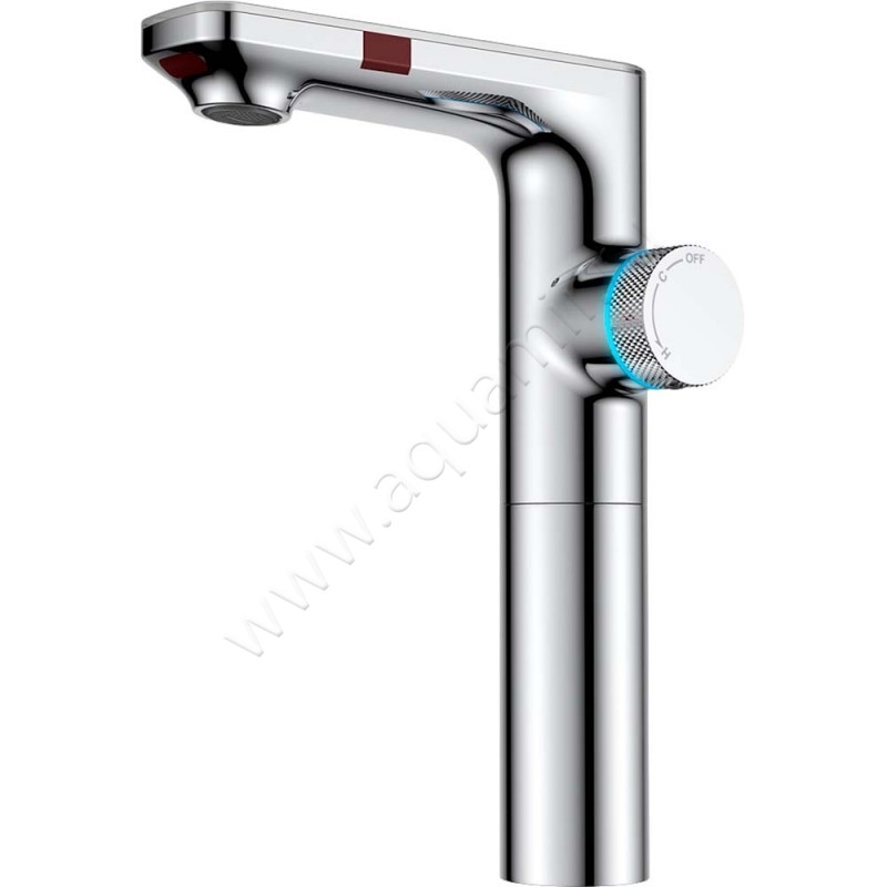 Смеситель для раковины Berges Wasserhaus Morans сенсорный/термостатический, хром 076003 в интерьере