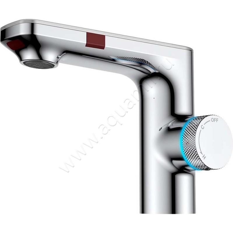 Смеситель для раковины Berges Wasserhaus Morans сенсорный/термостатический 076001 в интерьере