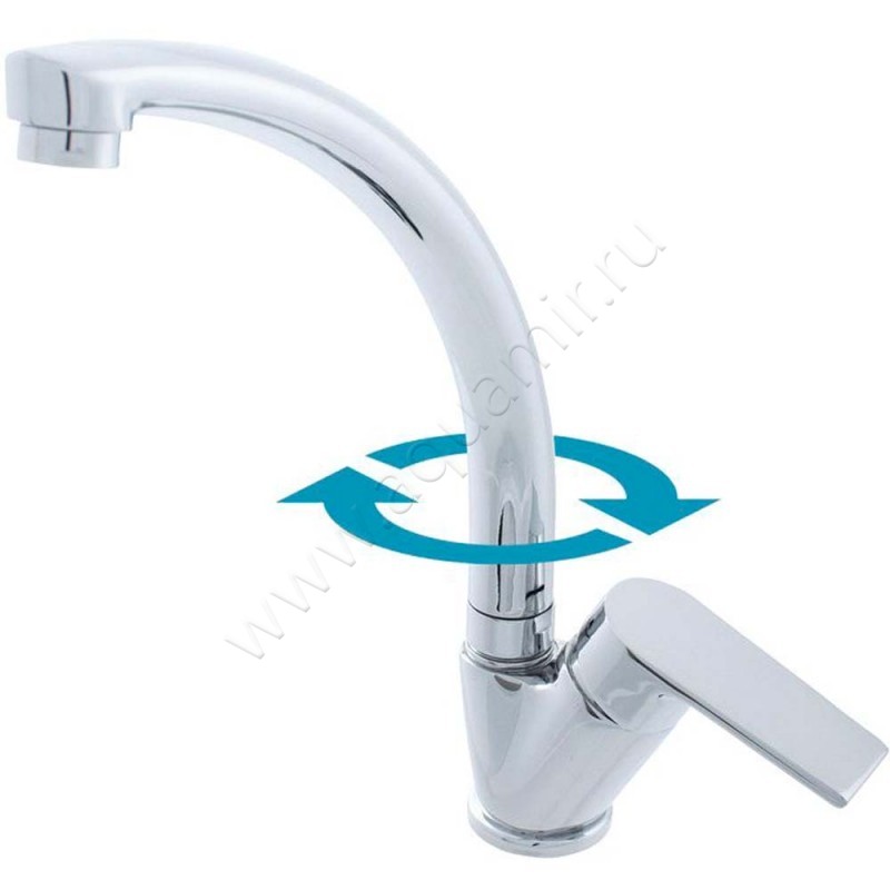 Смеситель для кухни Rav Slezak Colorado хром CO10653 в интерьере