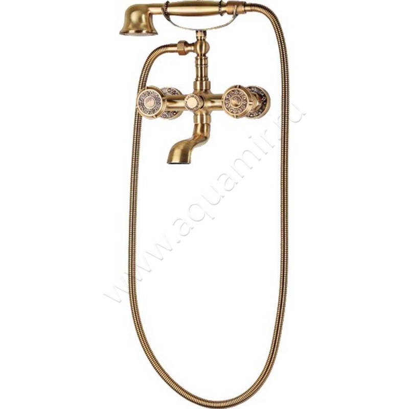 Смеситель для ванны Bronze de Luxe 10119 в интерьере