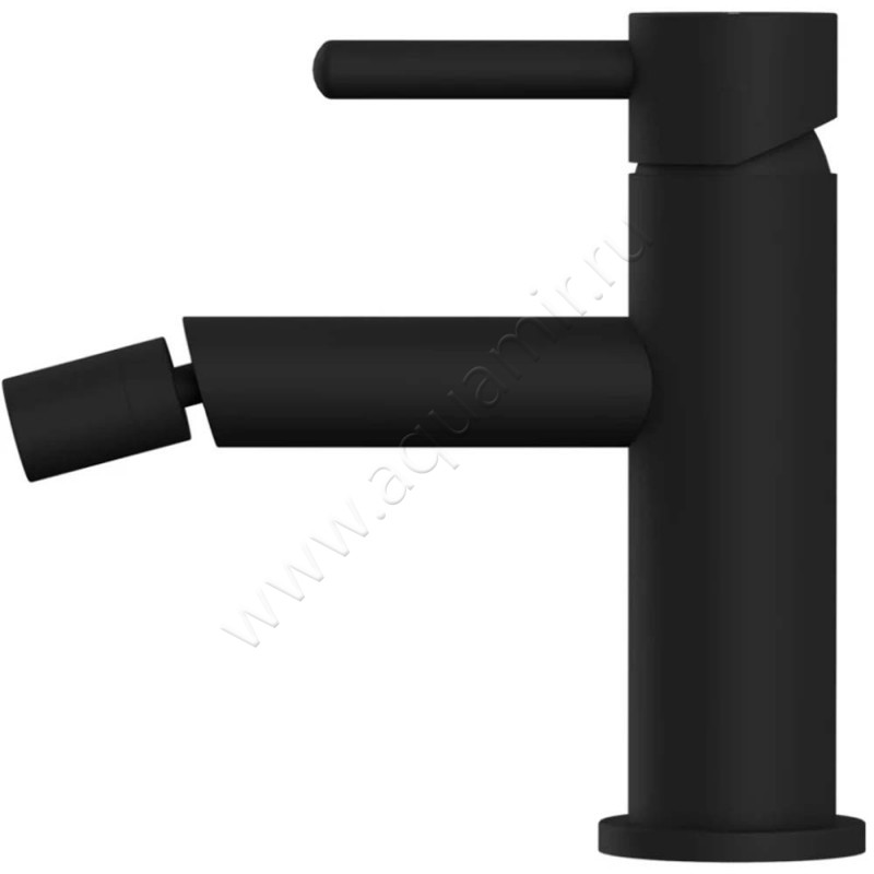 Смеситель для биде Omnires Y черный матовый Y1220BL в интерьере