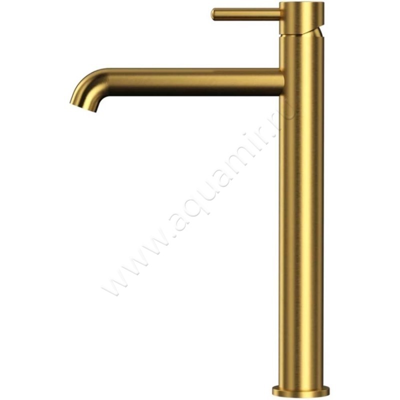 Смеситель для раковины Omnires Y золото матовое Y1212GLB в интерьере