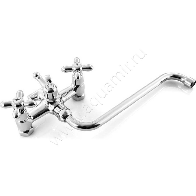 Смеситель для ванны Iddis Jeals с длинным изливом JE2SBL0I10 в интерьере