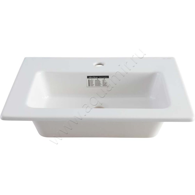 Раковина мебельная накладная Allen Brau Fantasy 41102320 в интерьере