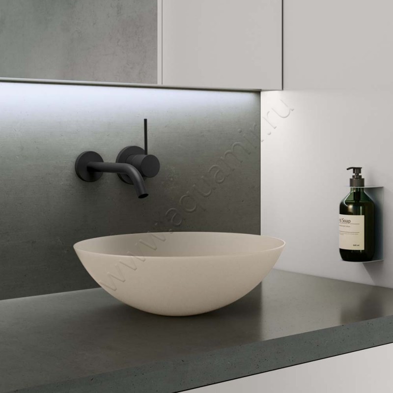 Смеситель для раковины Dornbracht META брашированная платина 3686166206 в интерьере