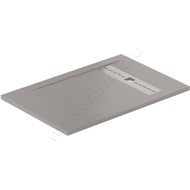 Душевой поддон Allen Brau Infinity 120x90 серый 821003PGM в интерьере