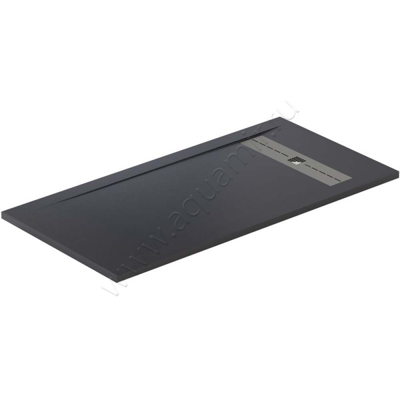 Душевой поддон Allen Brau Infinity 160x80 черный 821006AM в интерьере