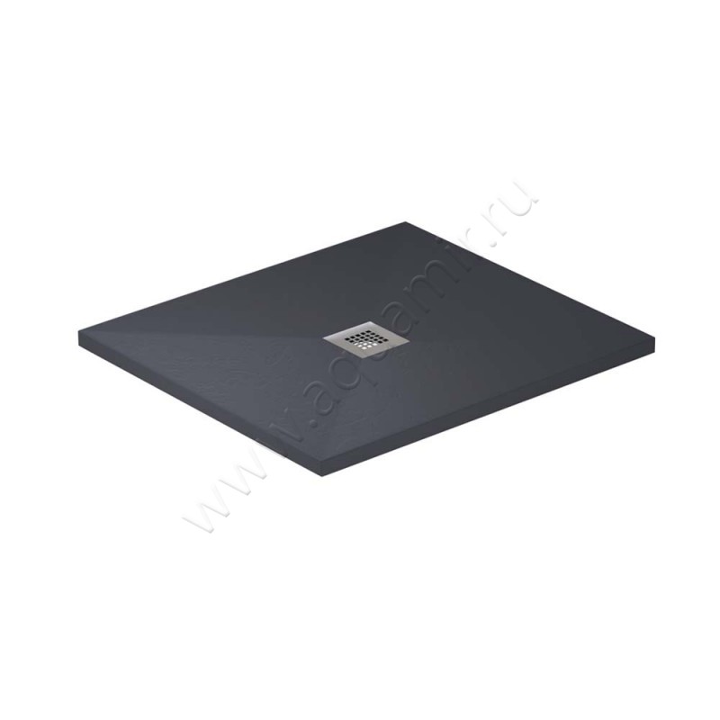 Душевой поддон Allen Brau Priority 100x90 черный 831004AM в интерьере