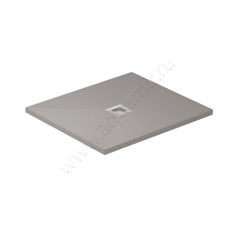 Душевой поддон Allen Brau Priority 100x90 серый 831004PGM в интерьере