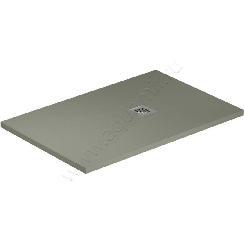 Душевой поддон Allen Brau Priority 120x80 зеленый 831006CGM в интерьере